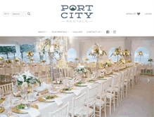 Tablet Screenshot of portcityrentals.com